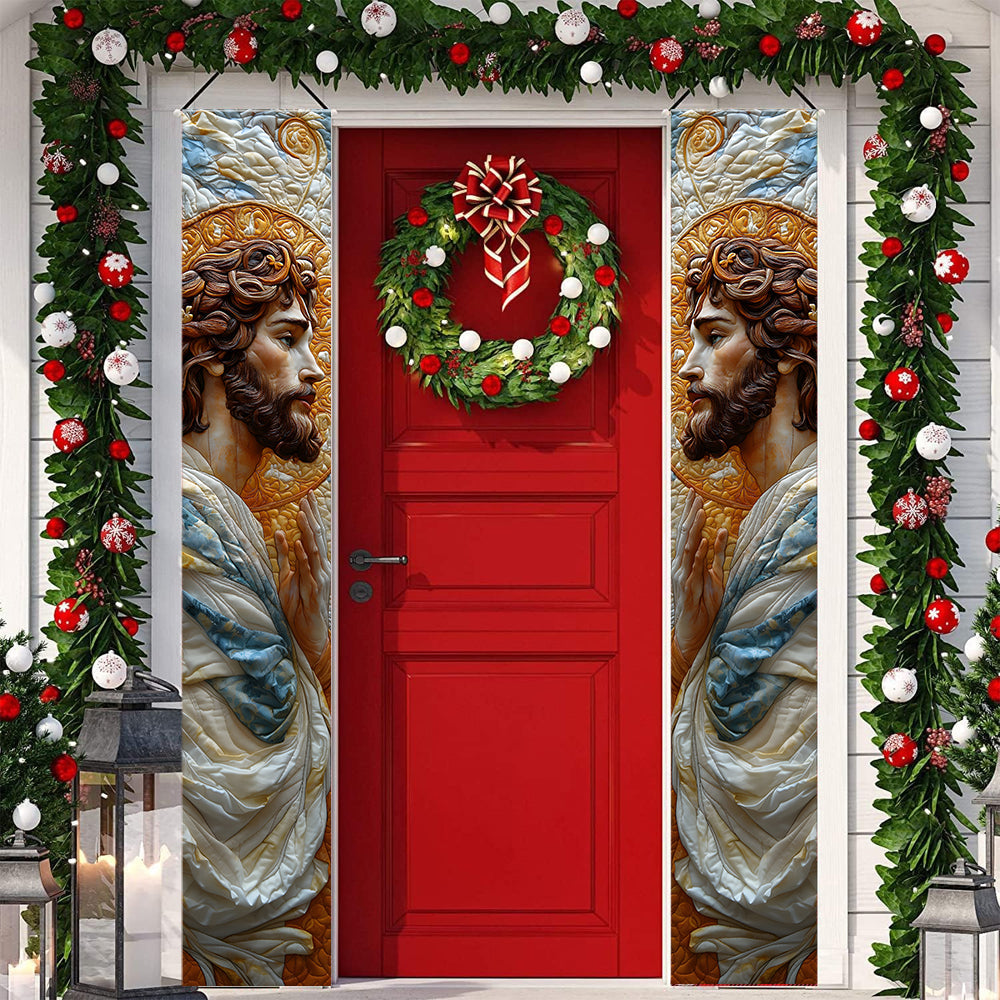 Dieu est toujours avec nous - Panneau de porche chrétien