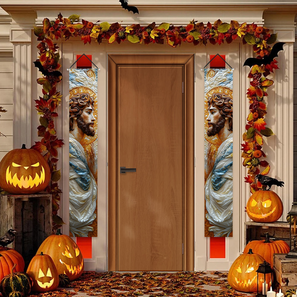 Dieu est toujours avec nous - Panneau de porche chrétien