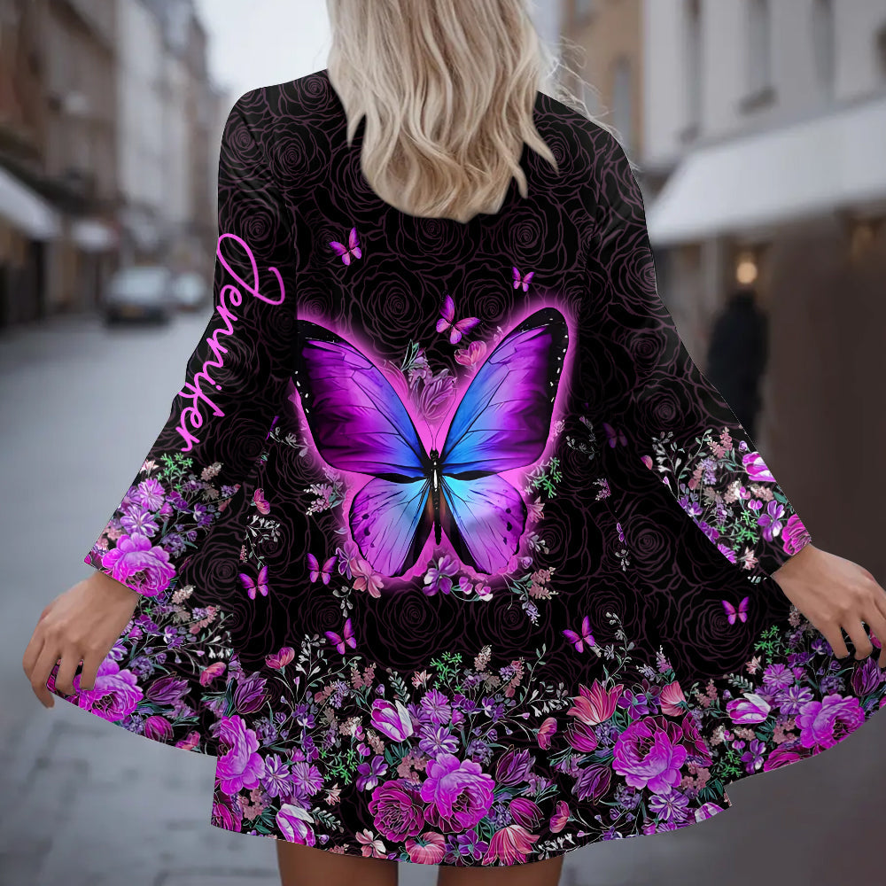 Gilet papillon personnalisé « Amour des papillons »