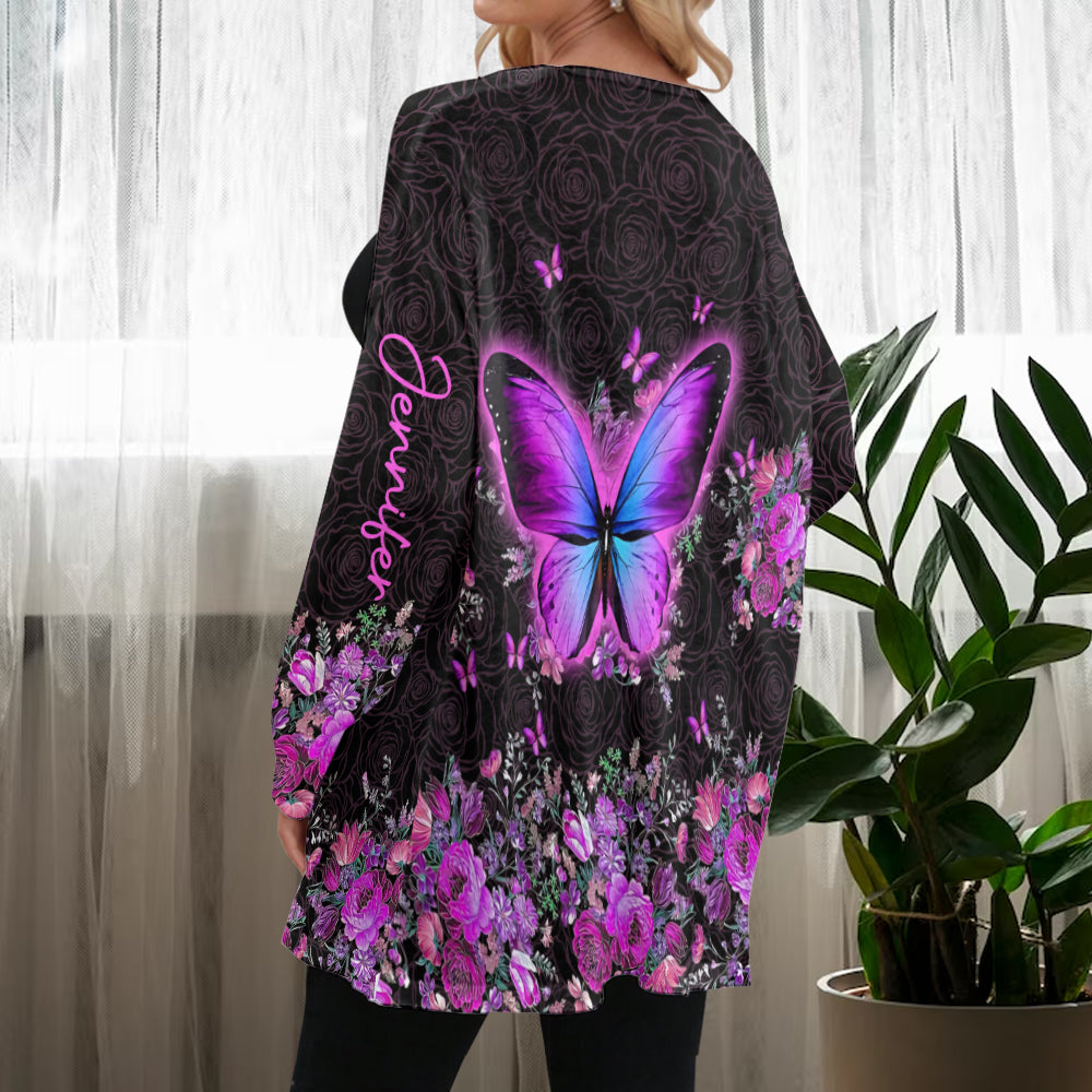 Gilet papillon personnalisé « Amour des papillons »