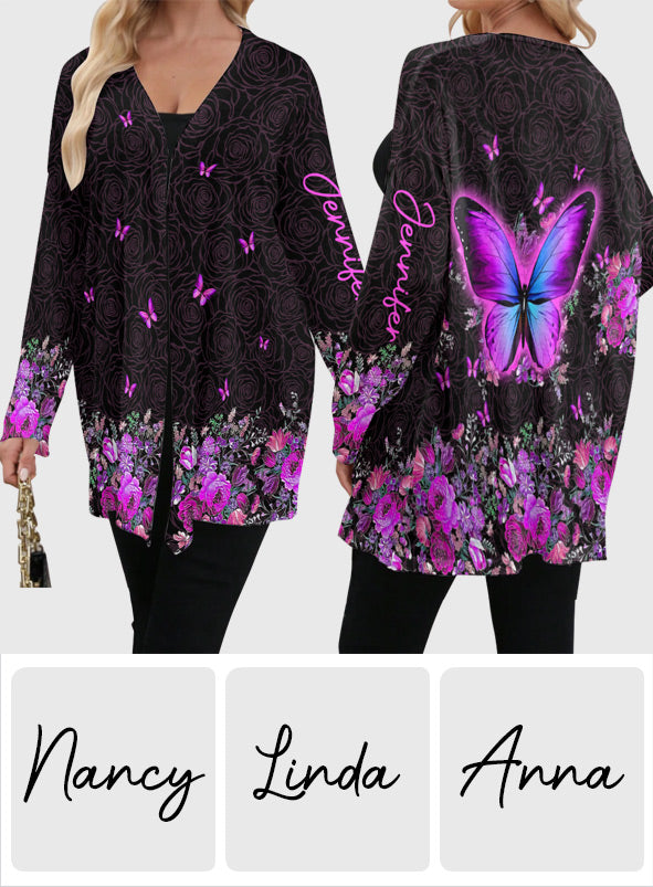 Gilet papillon personnalisé « Amour des papillons »