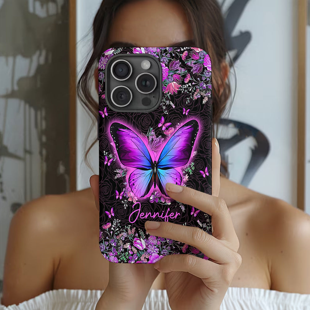 Love Butterflies - Personalized Butterfly Full Print Phone Case