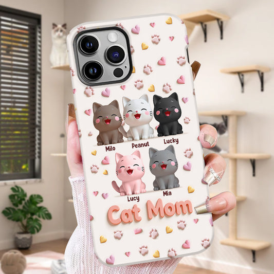Cat Mom - Personalized Cat Full Print Phone Case