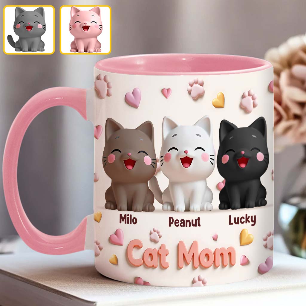 Maman Chat - Mug personnalisé avec motif chat