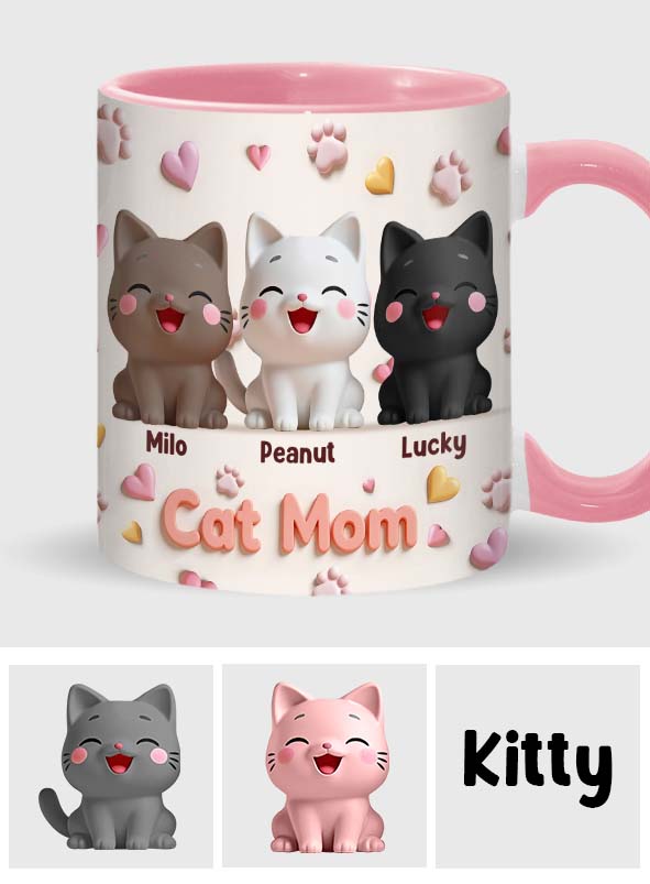 Maman Chat - Mug personnalisé avec motif chat