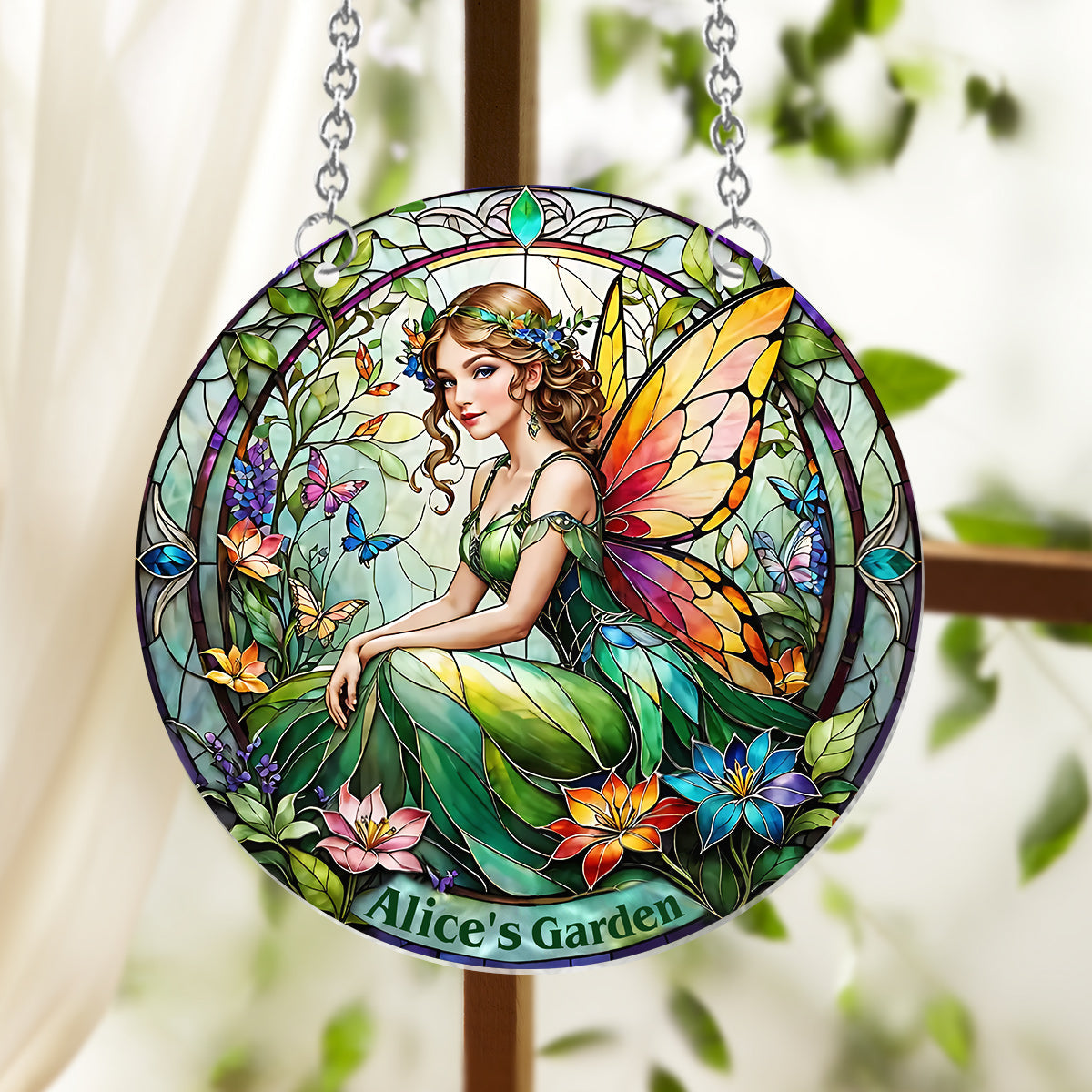Your Garden - Personalized Gardening Window Hanging Suncatcher Ornament