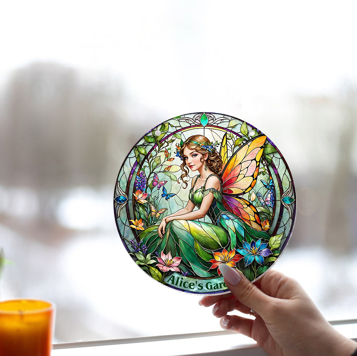 Your Garden - Personalized Gardening Window Hanging Suncatcher Ornament