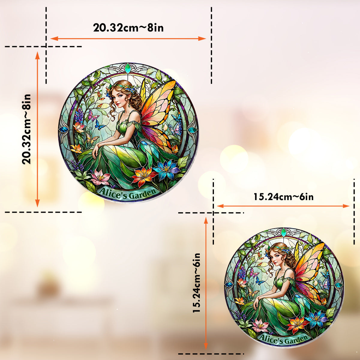 Your Garden - Personalized Gardening Window Hanging Suncatcher Ornament