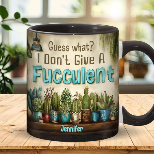 Devinez quoi ? - Mug personnalisé sur le thème du jardinage