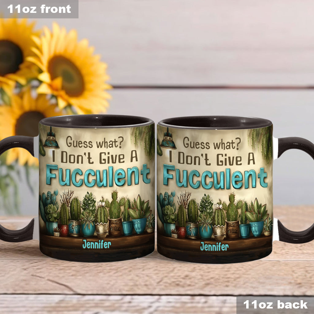 Guess What? - Personalized Gardening Accent Mug