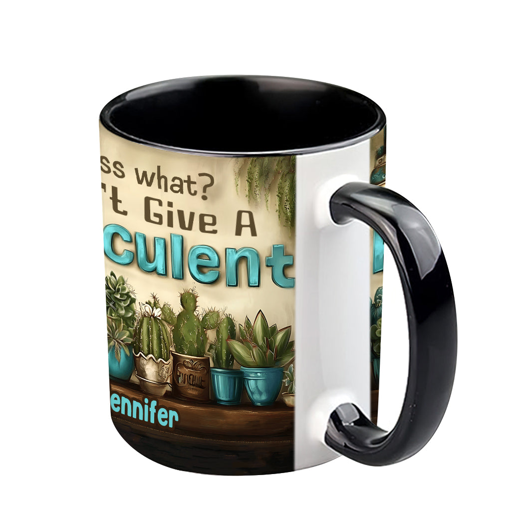 Guess What? - Personalized Gardening Accent Mug