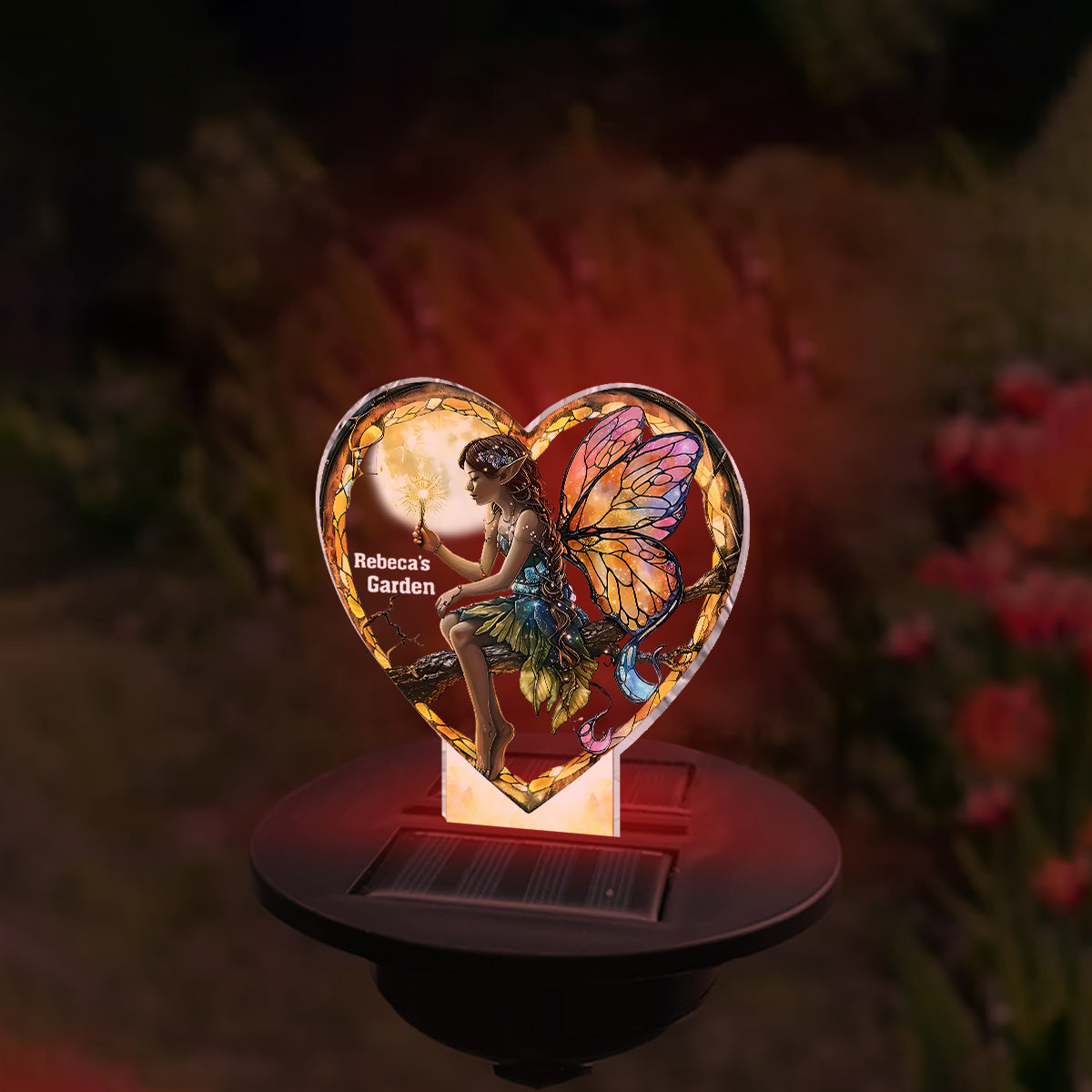 Votre jardin - Lampe solaire de jardin personnalisée