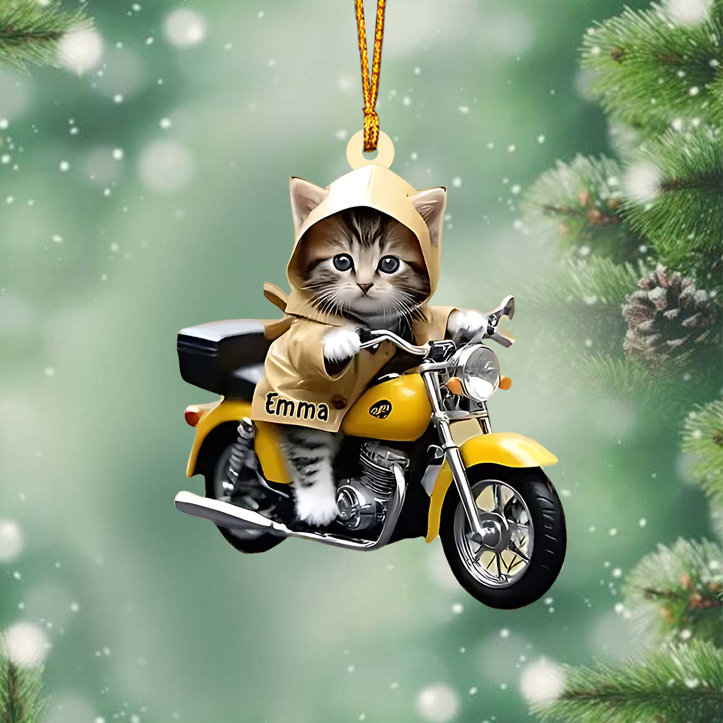 Cute Biker - Personalized Biker Ornament