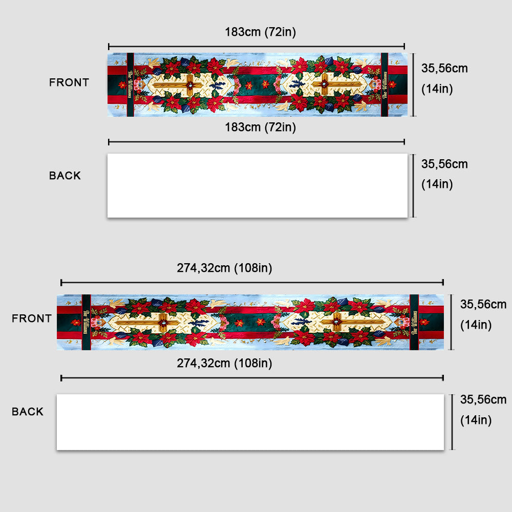 Believe - Personalized Christian Table Runner