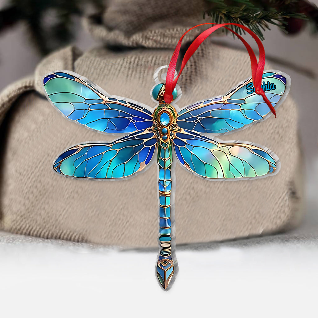 Blue Dragonfly - Personalized Gardening Ornament