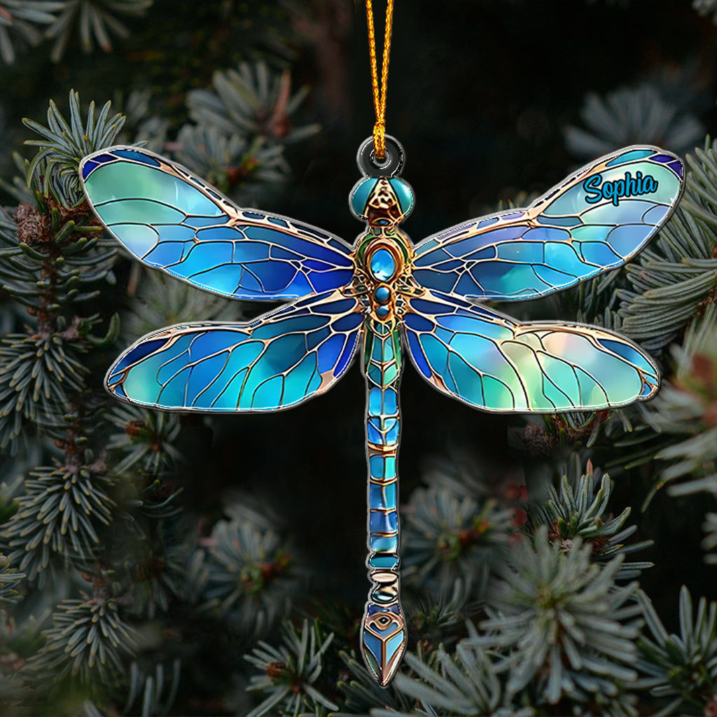 Blue Dragonfly - Personalized Gardening Ornament