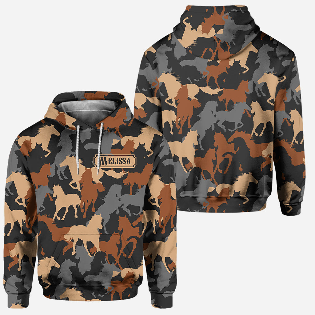 Passionnés de chevaux ? Sweat à capuche et legging personnalisés à motif cheval.