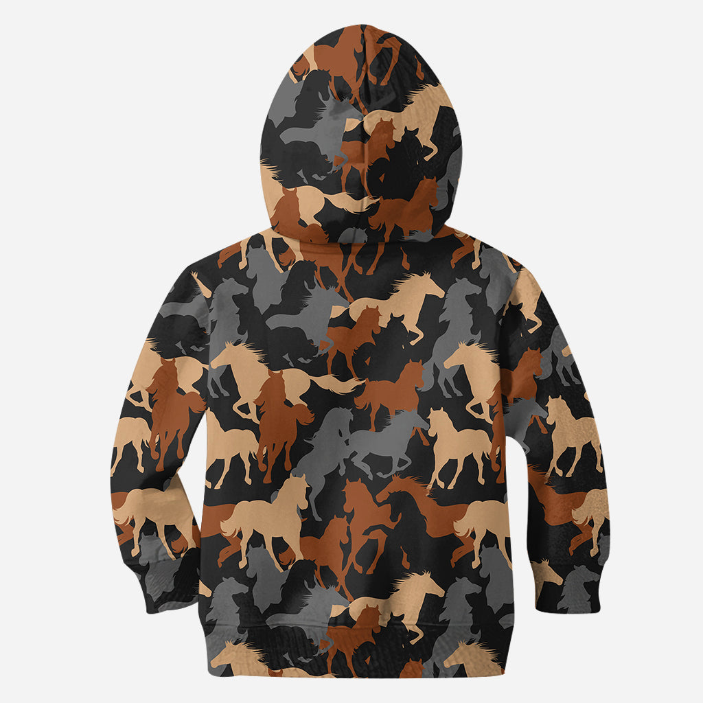 Passionnés de chevaux ? Sweat à capuche et legging personnalisés à motif cheval.