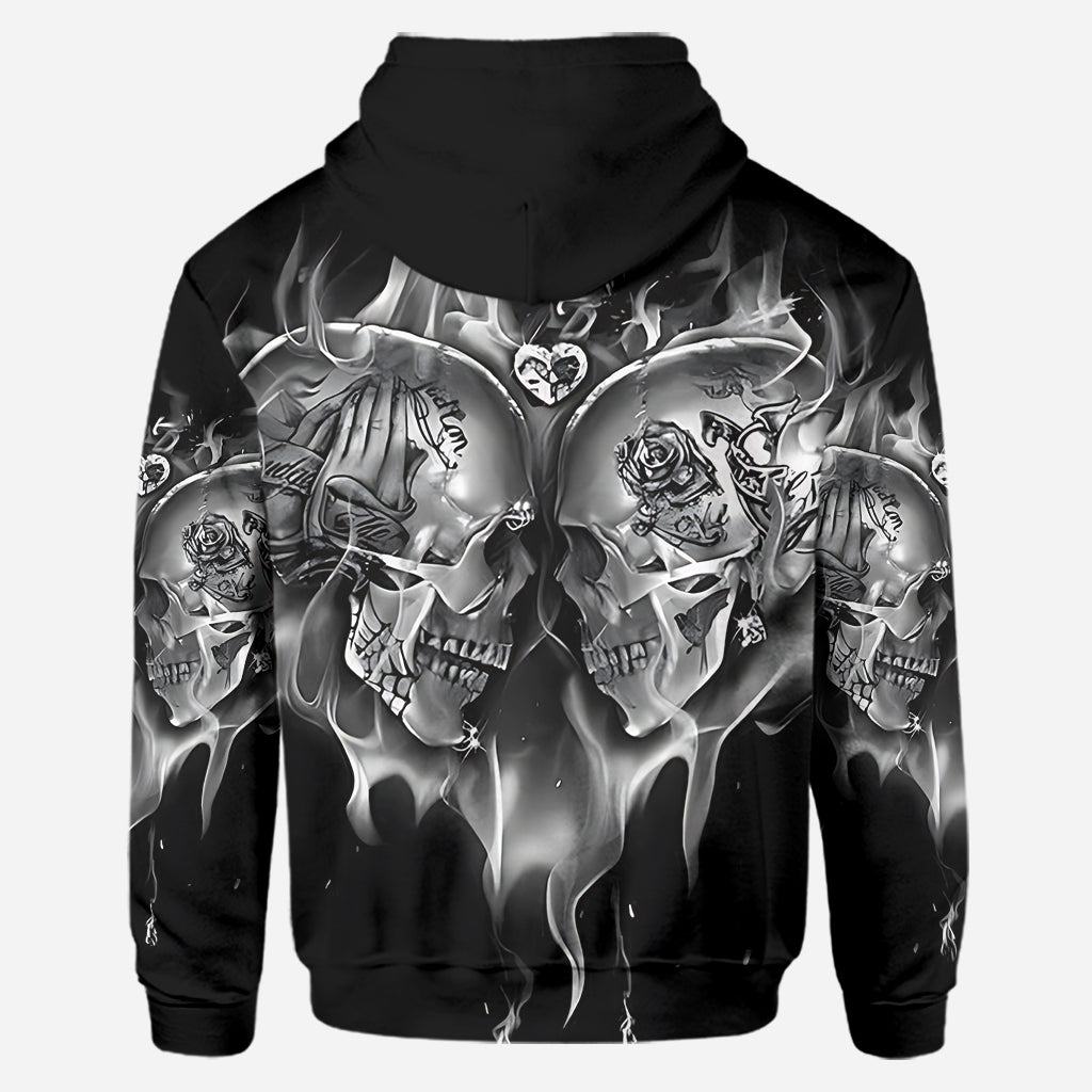 Love Skulls - Personalized Skull Hoodie and Leggings