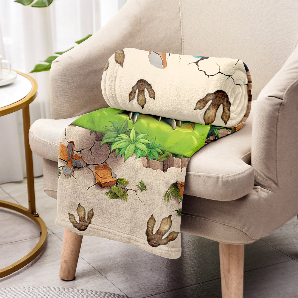 Love Dinosaurs - Personalized Kid Blanket