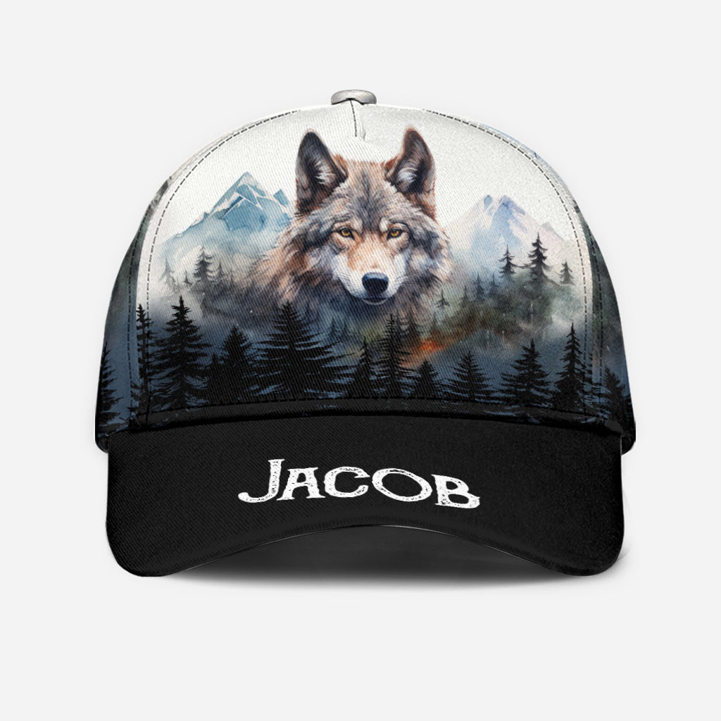 Loup génial - Casquette classique personnalisée avec loup