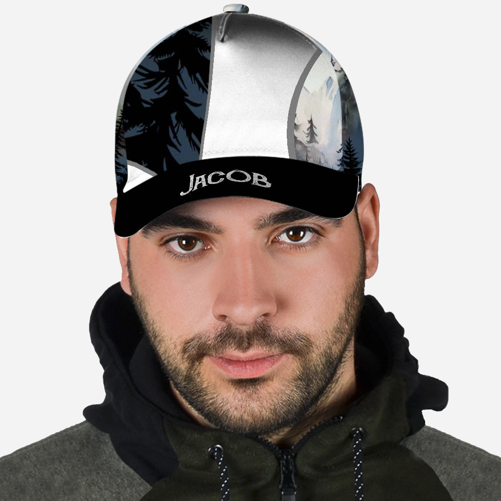 Loup génial - Casquette classique personnalisée avec loup