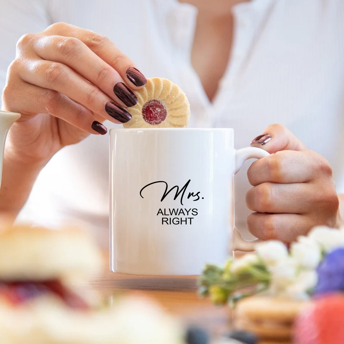 Mug personnalisé pour couple avec message caché « Elle Lui »