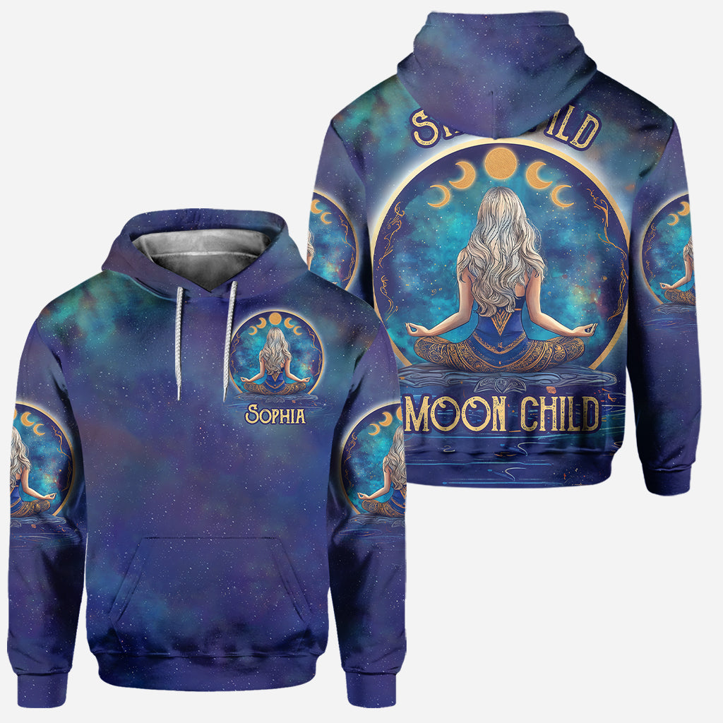 Moon Child - Sweat à capuche et legging de yoga personnalisés