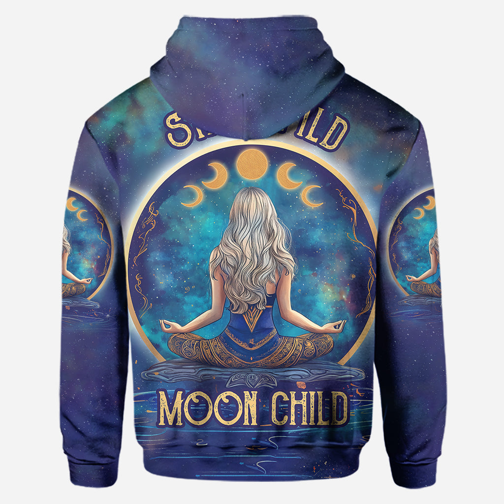 Moon Child - Sweat à capuche et legging de yoga personnalisés