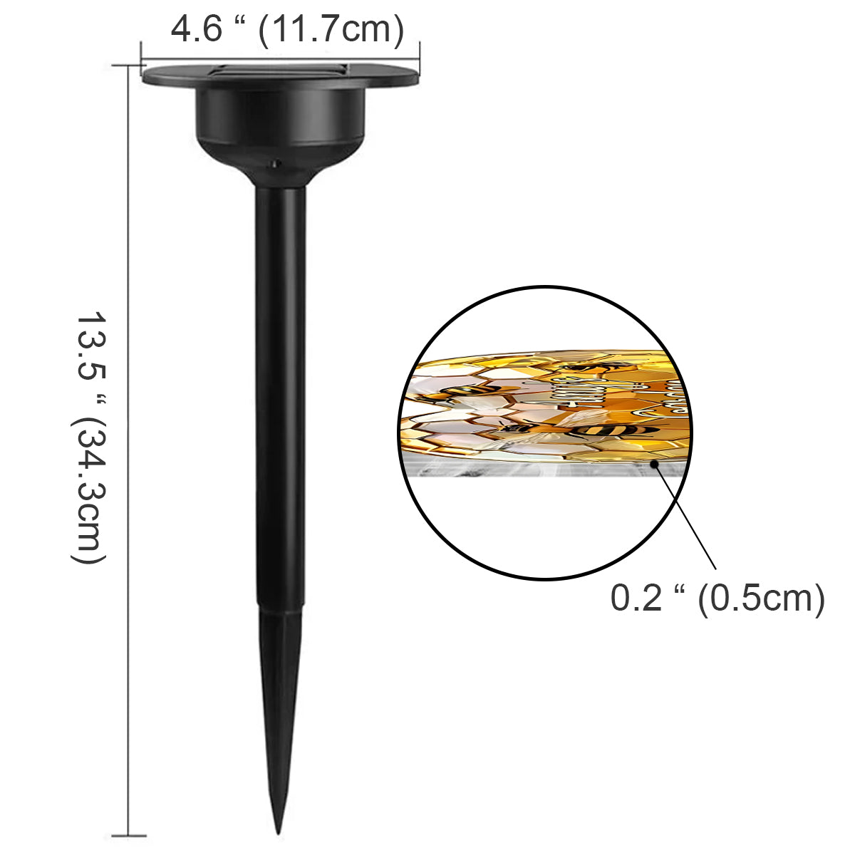 Sweetheart Hive - Personalized Gardening Garden Solar Light