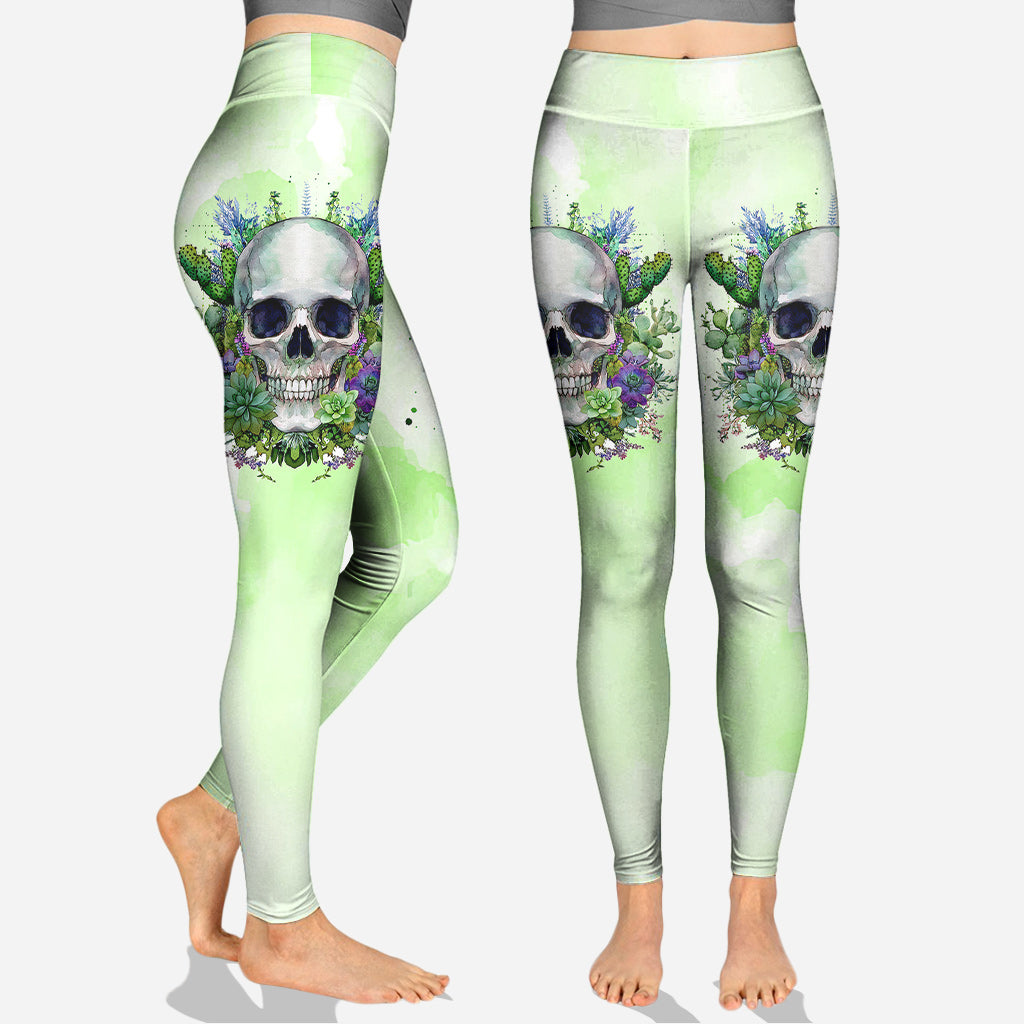 Je m'en fiche complètement - Sweat à capuche et legging de jardinage personnalisés