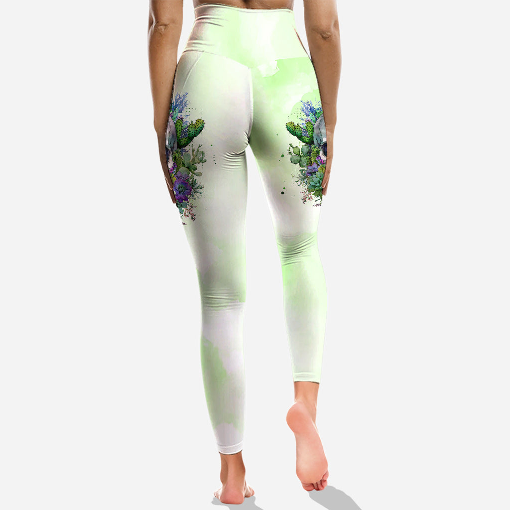 Je m'en fiche complètement - Sweat à capuche et legging de jardinage personnalisés