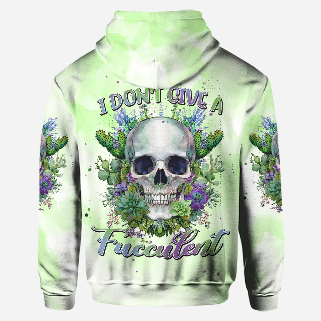 Je m'en fiche complètement - Sweat à capuche et legging de jardinage personnalisés