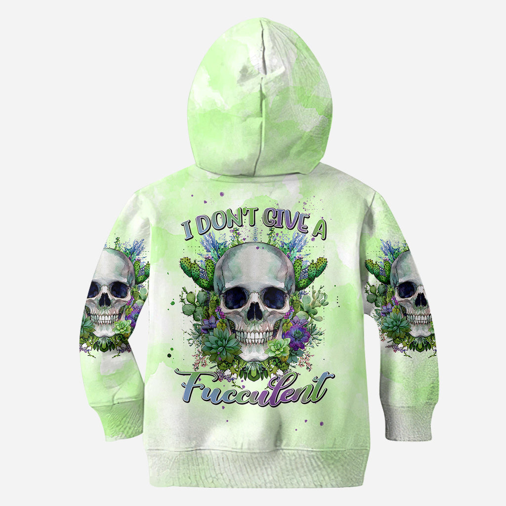 Je m'en fiche complètement - Sweat à capuche et legging de jardinage personnalisés