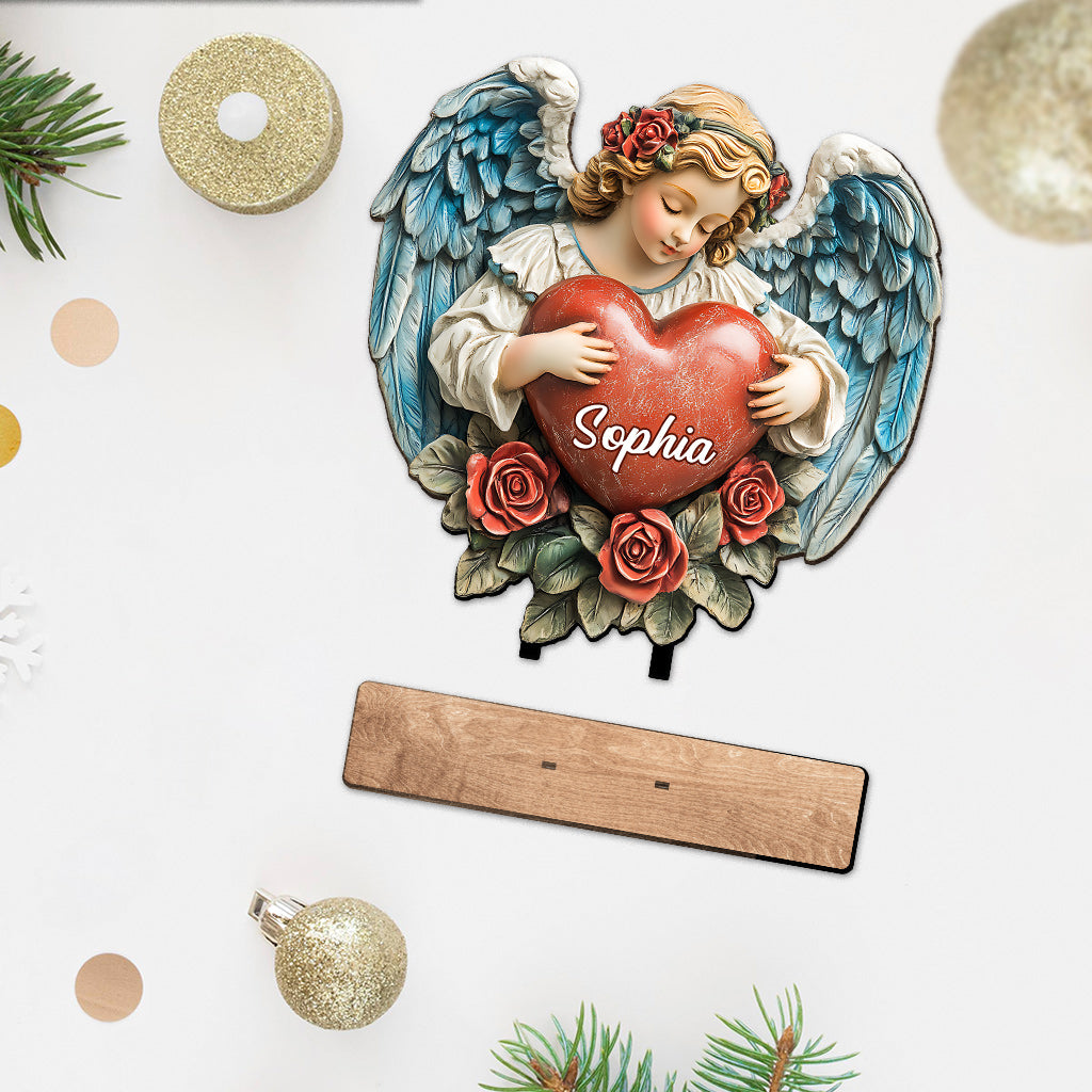 Guardian Grace - Grand meuble chrétien personnalisé à une couche, autoportant