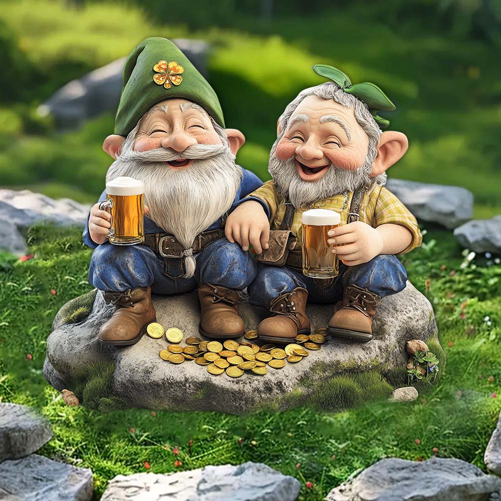 Happy Drinking Holidays - Personalized Gardening Acrylic Garden Sign