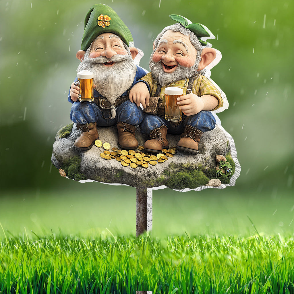 Happy Drinking Holidays - Personalized Gardening Acrylic Garden Sign