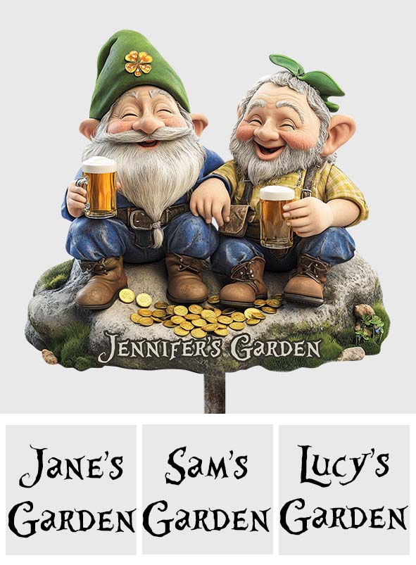 Happy Drinking Holidays - Personalized Gardening Acrylic Garden Sign