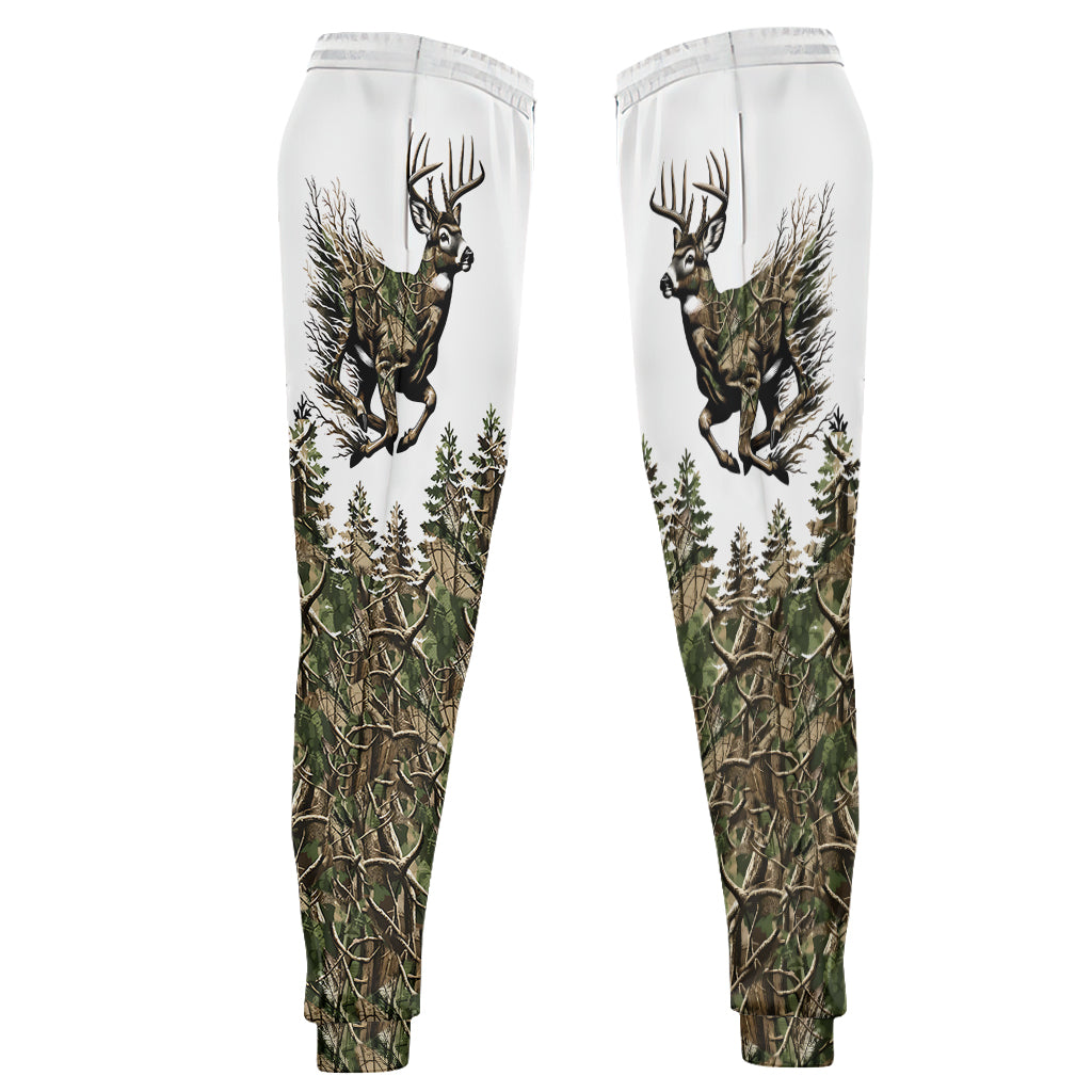 Chasse au cerf - Ensemble sweat à capuche et pantalon de survêtement de chasse personnalisés