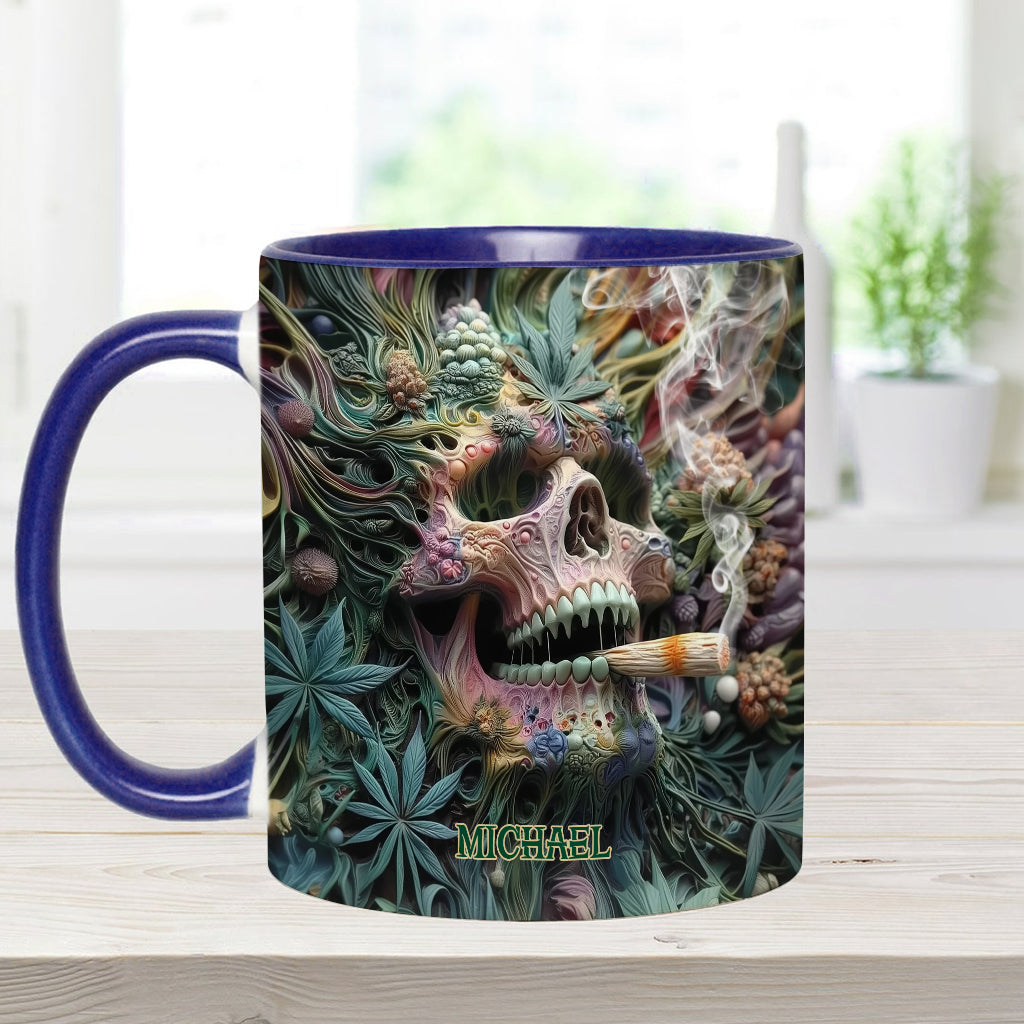 Mug personnalisé Dope Skull - Thème cannabis