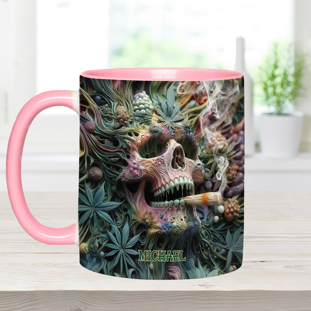 Mug personnalisé Dope Skull - Thème cannabis