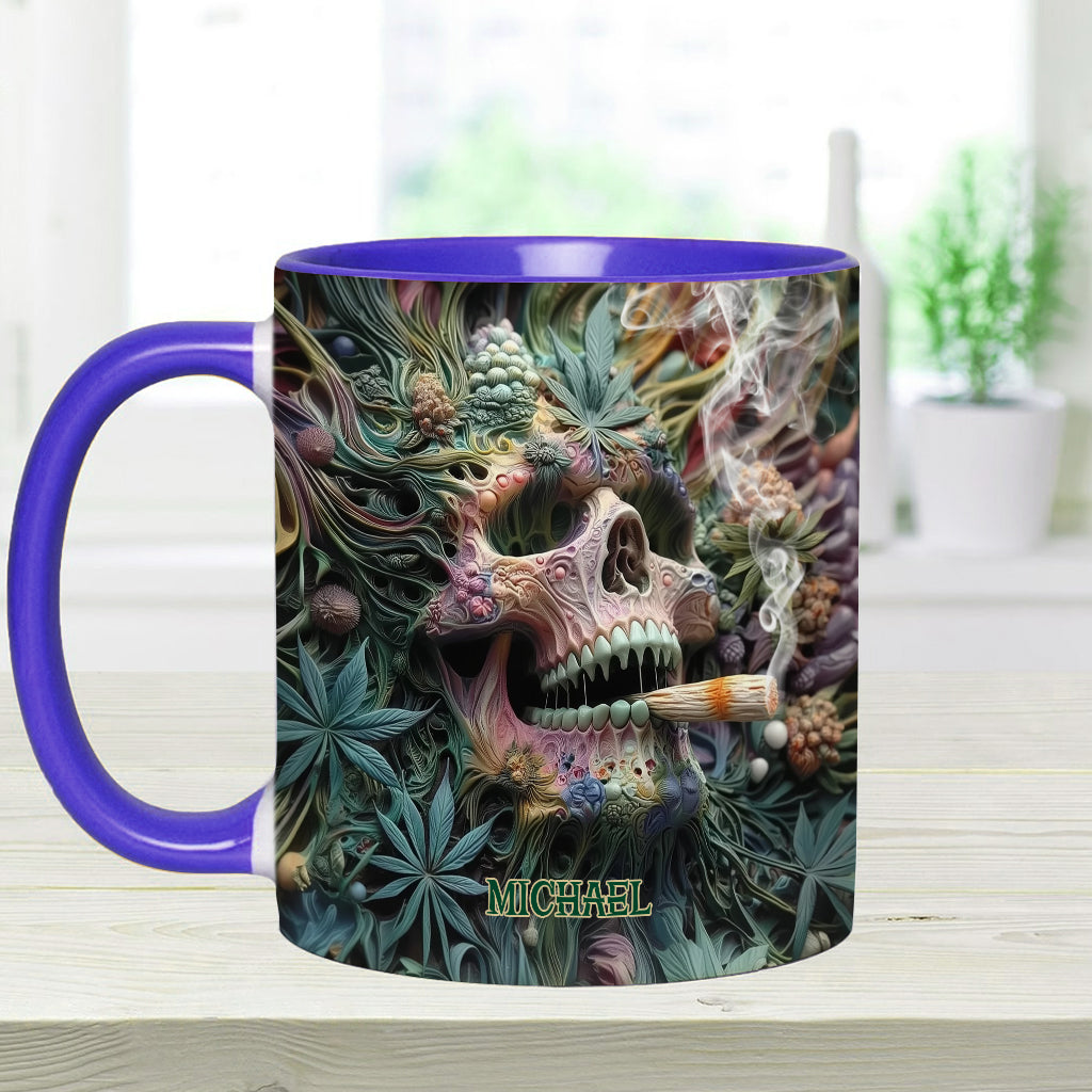 Mug personnalisé Dope Skull - Thème cannabis