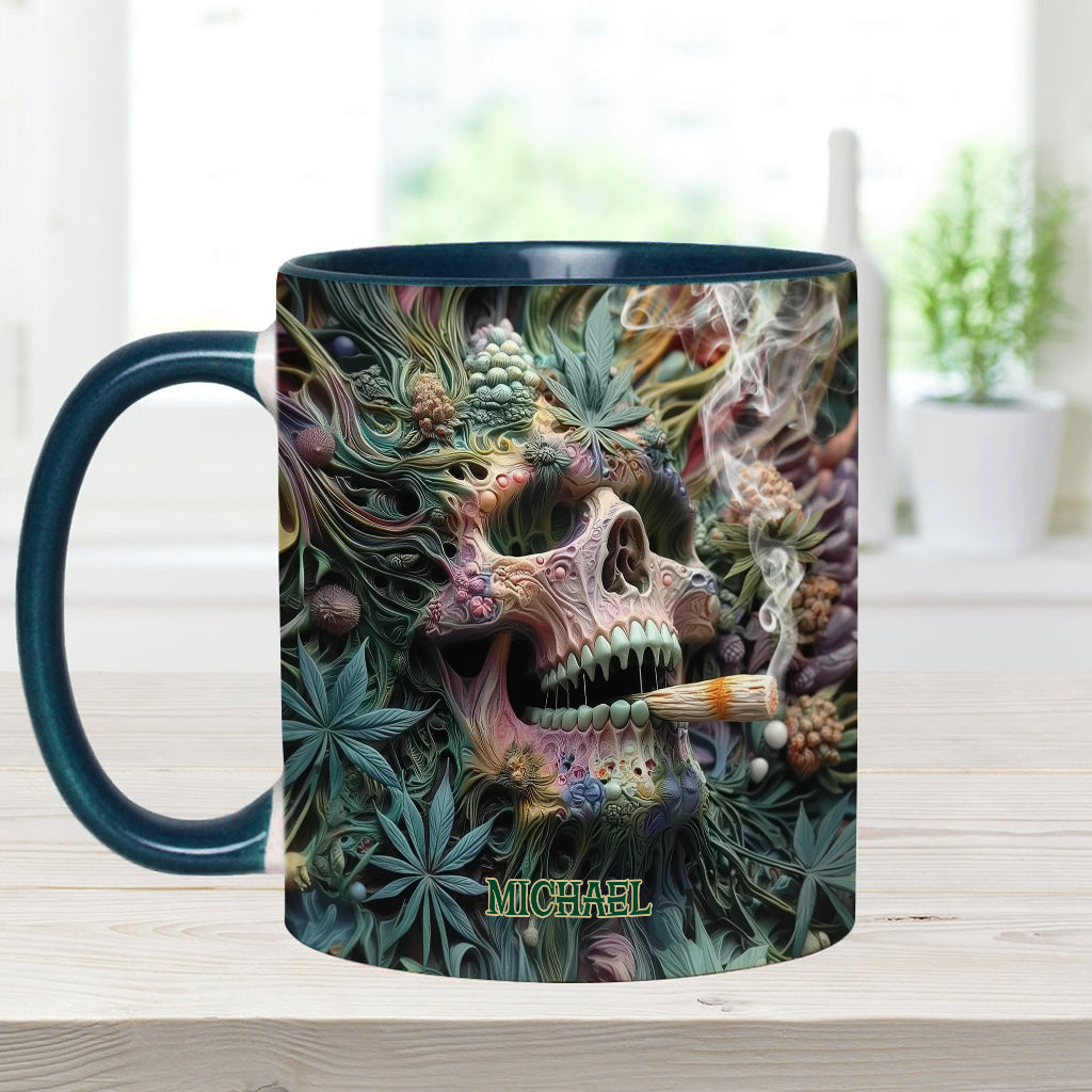 Mug personnalisé Dope Skull - Thème cannabis