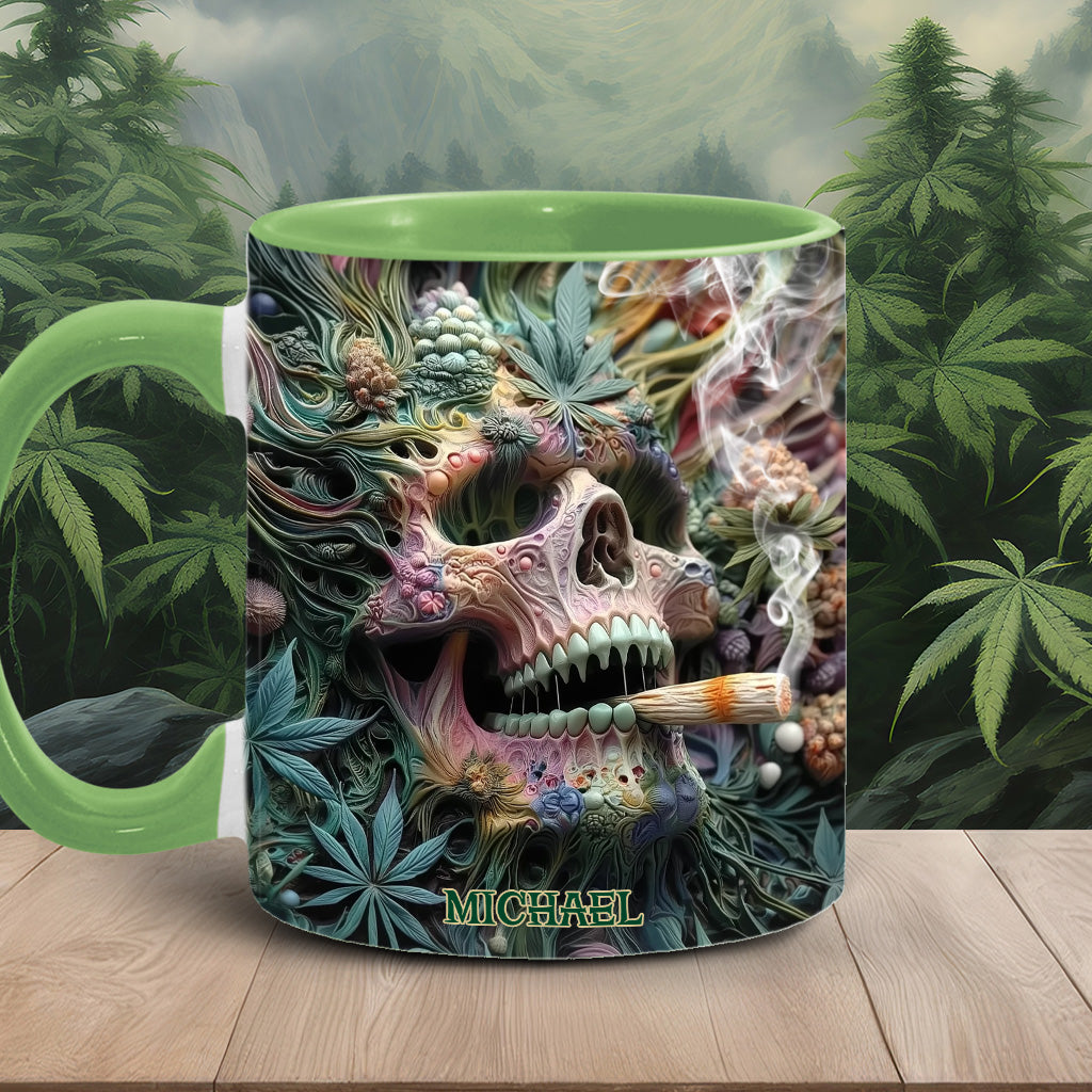 Mug personnalisé Dope Skull - Thème cannabis