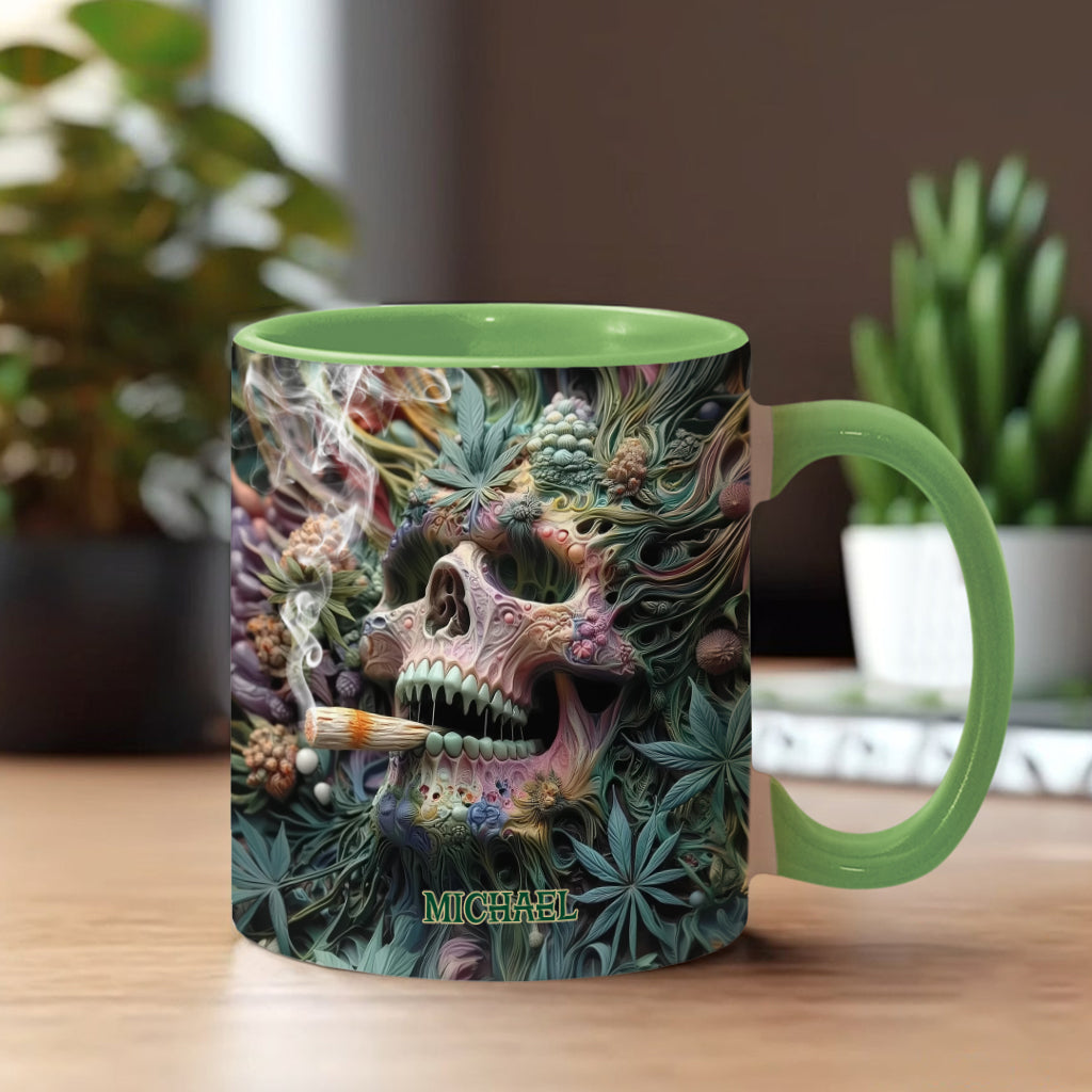Mug personnalisé Dope Skull - Thème cannabis