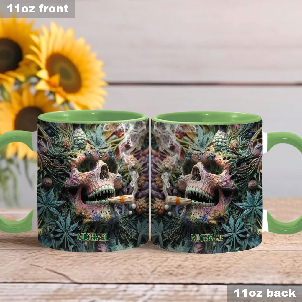 Mug personnalisé Dope Skull - Thème cannabis