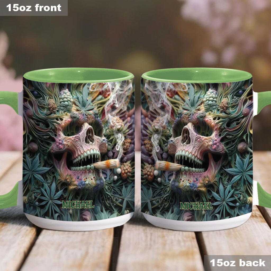 Mug personnalisé Dope Skull - Thème cannabis