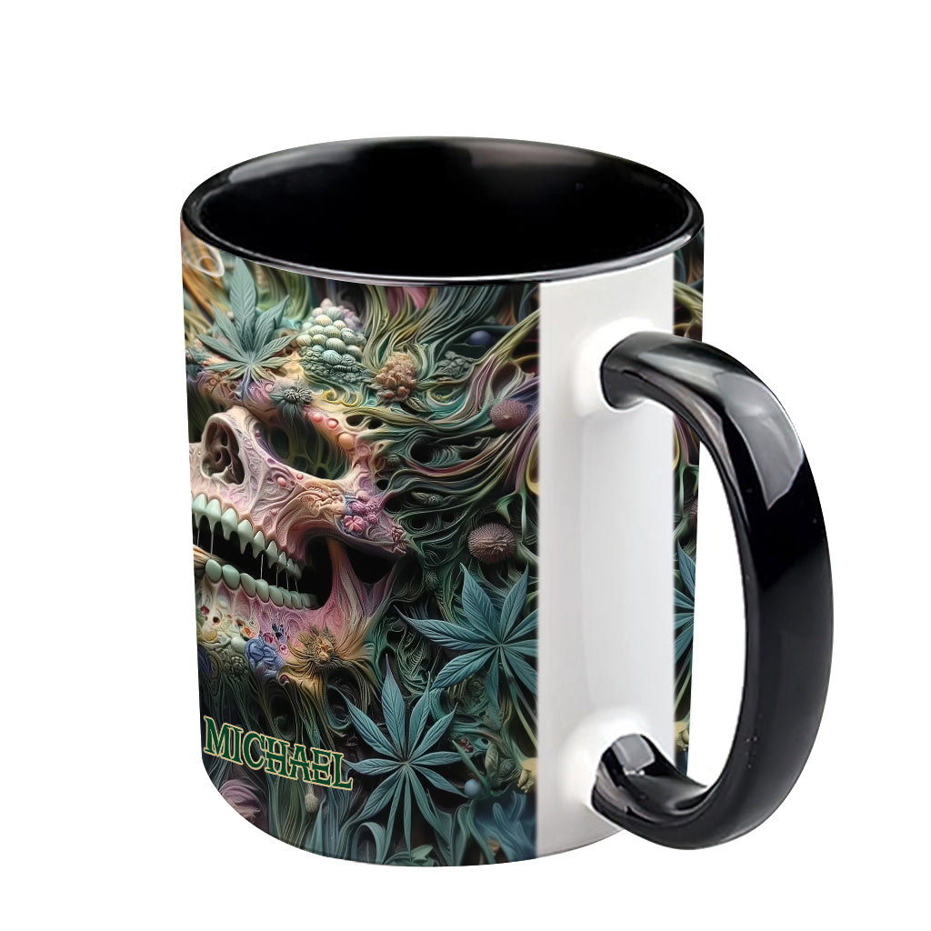 Mug personnalisé Dope Skull - Thème cannabis