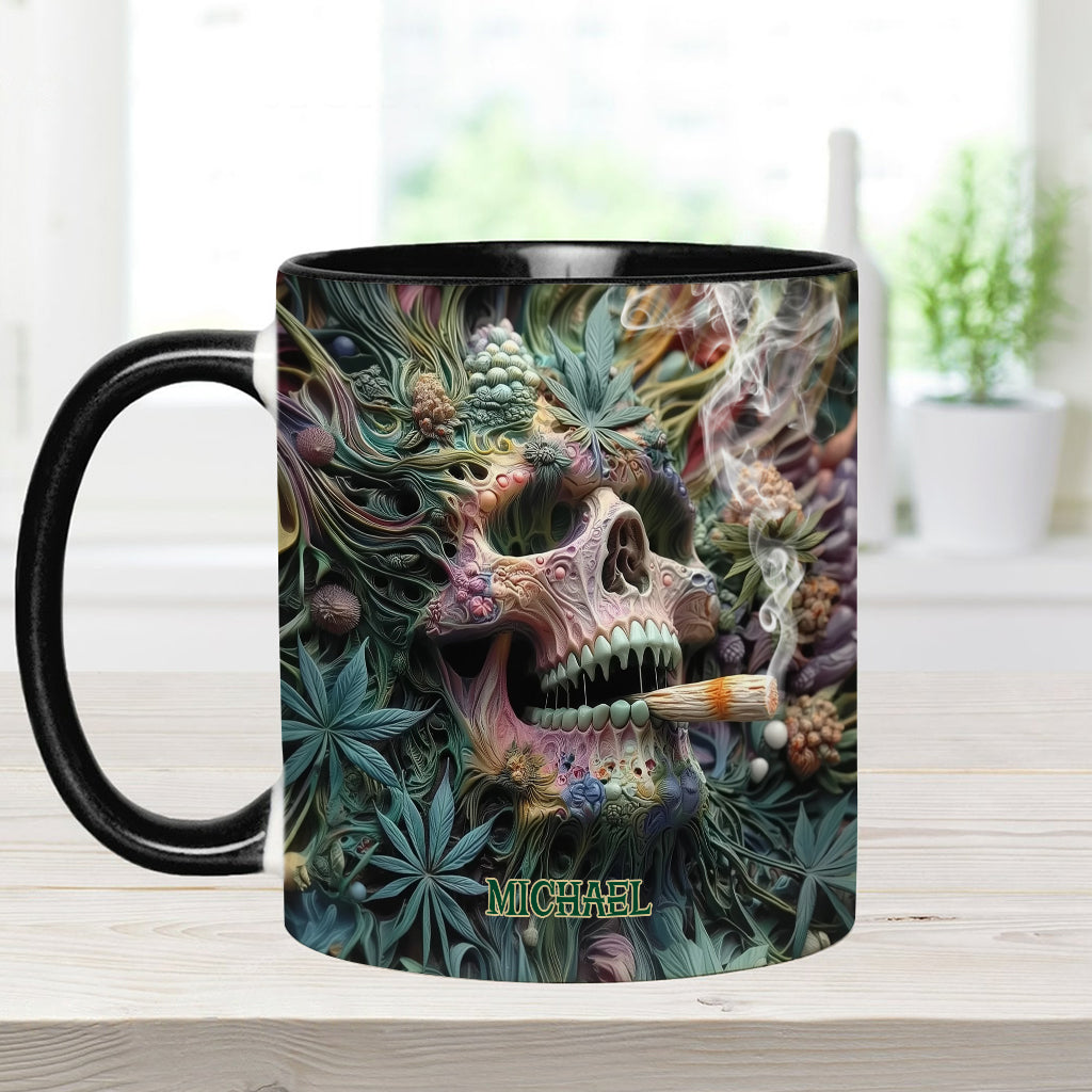 Mug personnalisé Dope Skull - Thème cannabis