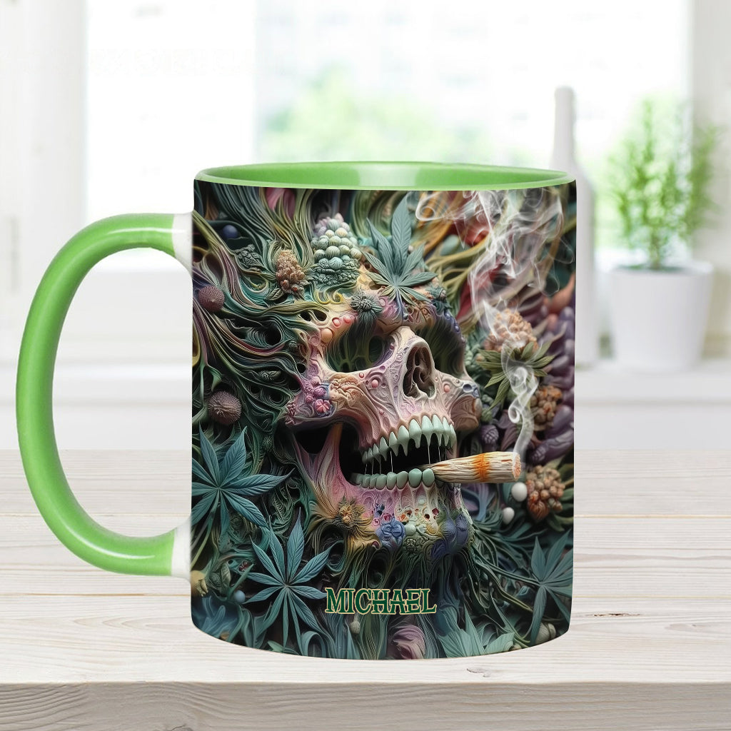Mug personnalisé Dope Skull - Thème cannabis